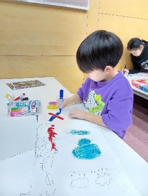 1.児童によるイラスト作成
